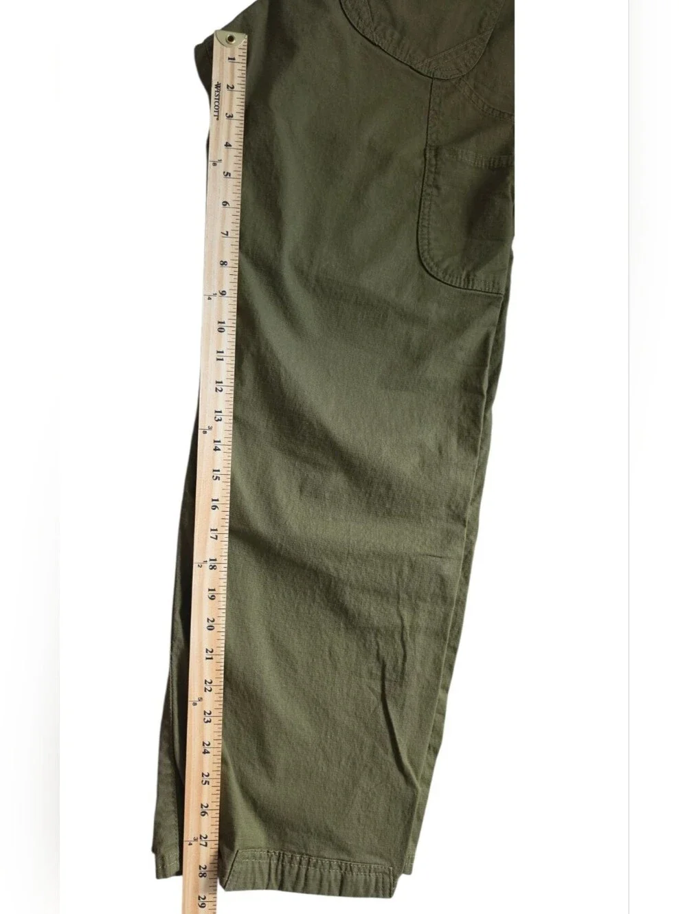 Hawx Stretch Ripstop Men’s Olive Green Cargo Utility Work Pants 34x30